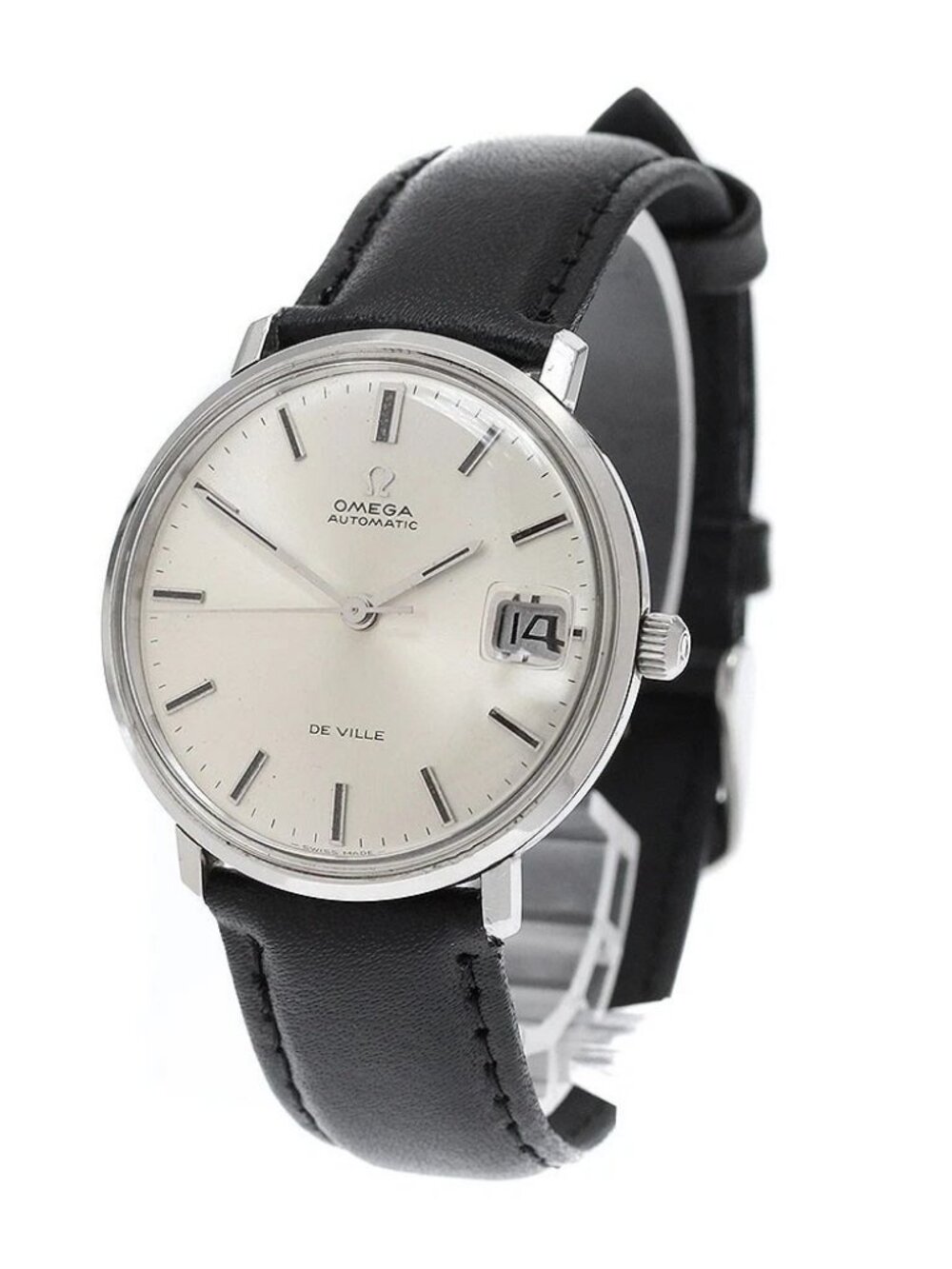 OMEGA De Ville 166.033 Date vintage Silver Dial Automatic Men's Watch_955372